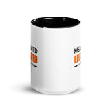 Melanated Educated Cafeinated Accent Color Mug